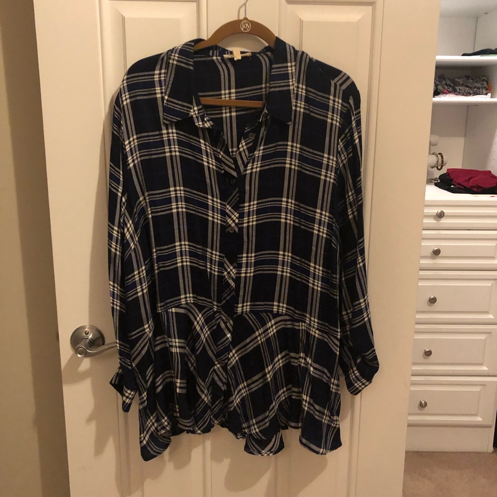 Plaid Blouse